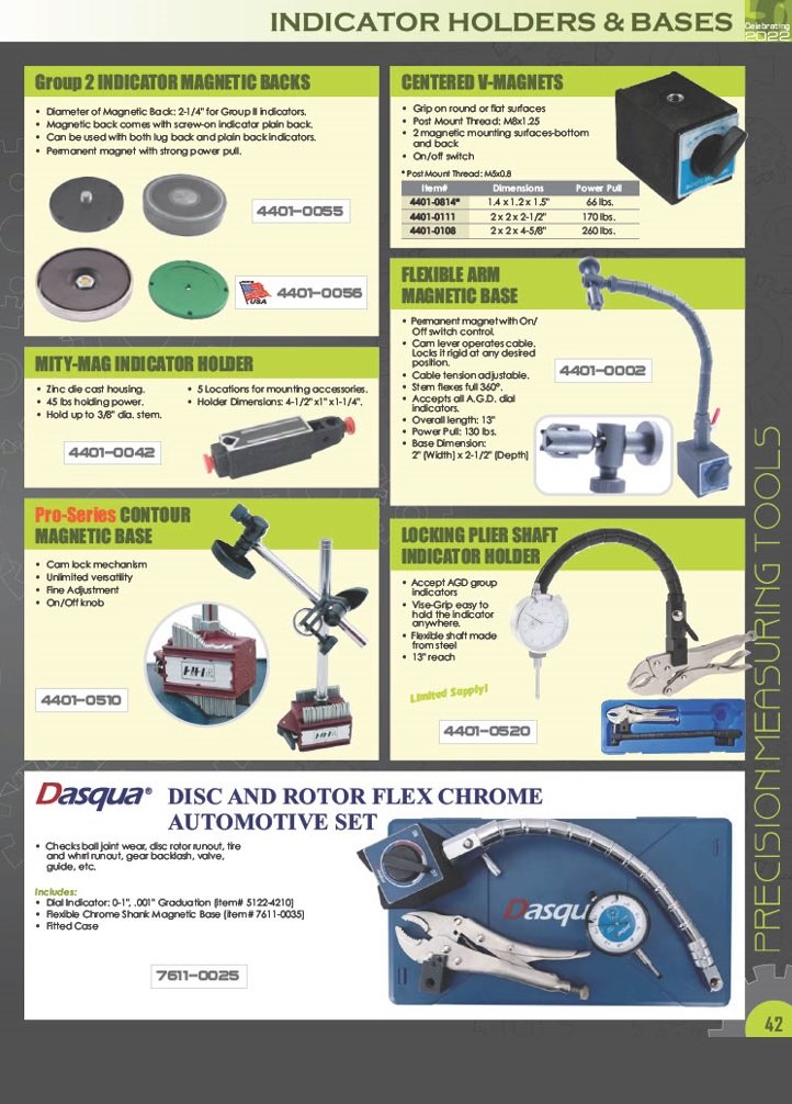 DASQUA 132 LBS MAGNETIC FORCE MAGNETIC BASE WITH FINE ADJUSTMENT (7123-1004) - Image 10