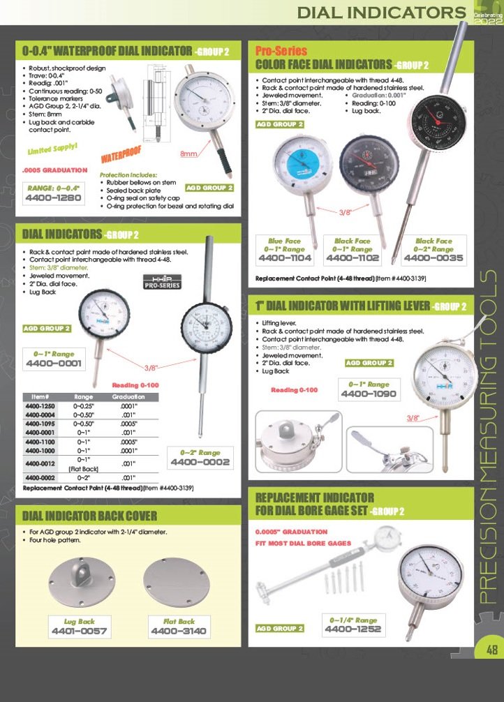 DASQUA 0-10MM DUAL LUG & FLAT BACK DAIL INDICATOR (5111-1005) - Image 8