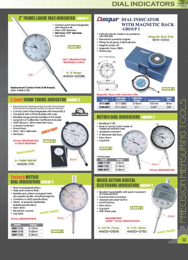 0-1" TECLOCK DIAL INDICATOR (4409-1001) - Image 8