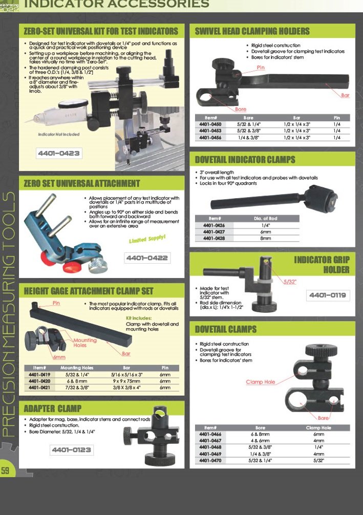 UNIVERSAL INDICATOR ARM WITH FINE ADJUSTMENT (4401-0115) - Image 3