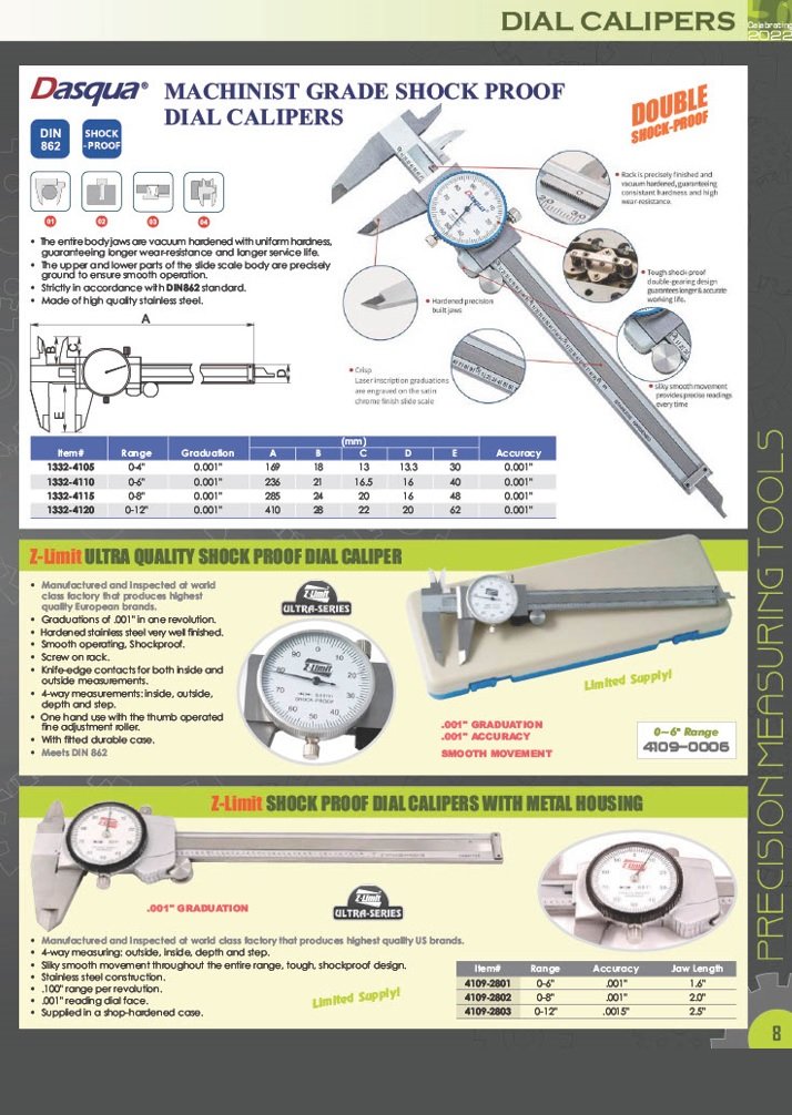 6" PRO-QUALITY DIAL CALIPER (4100-0020) - Image 4