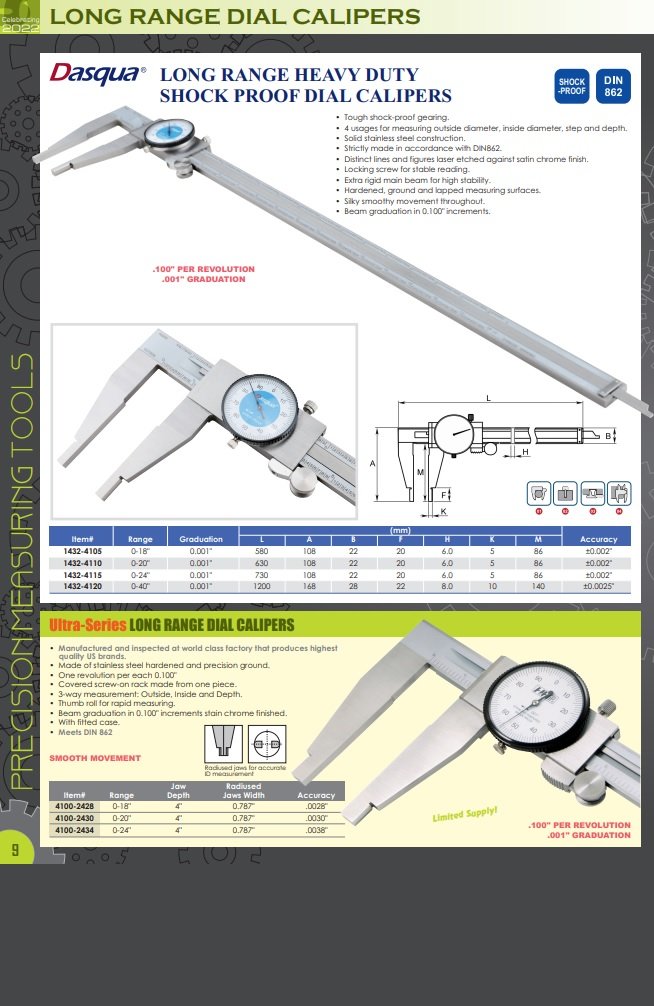 6" PRO-QUALITY DIAL CALIPER (4100-0020) - Image 5