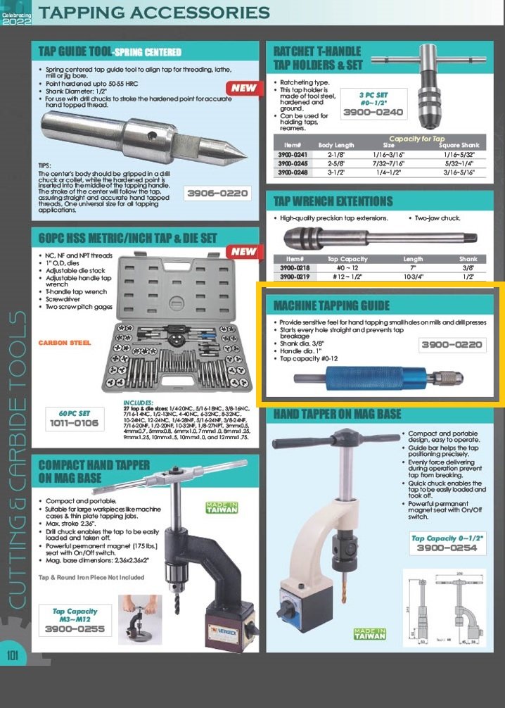 MACHINE TAPPING GUIDE (3900-0220) - Image 2