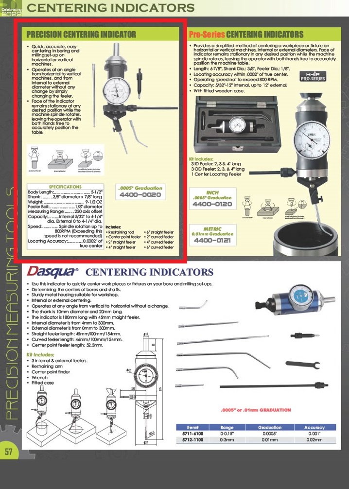 0.0005" PRECISION CENTERING INDICATOR (4400-0020) - Image 10