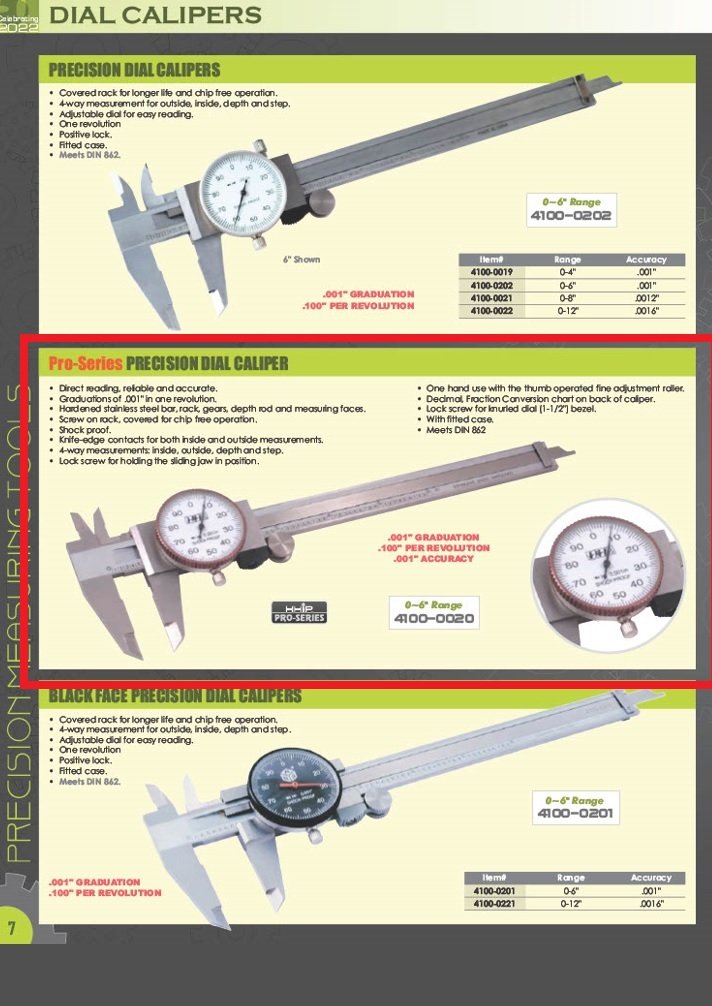 6" PRO-QUALITY DIAL CALIPER (4100-0020) - Image 3